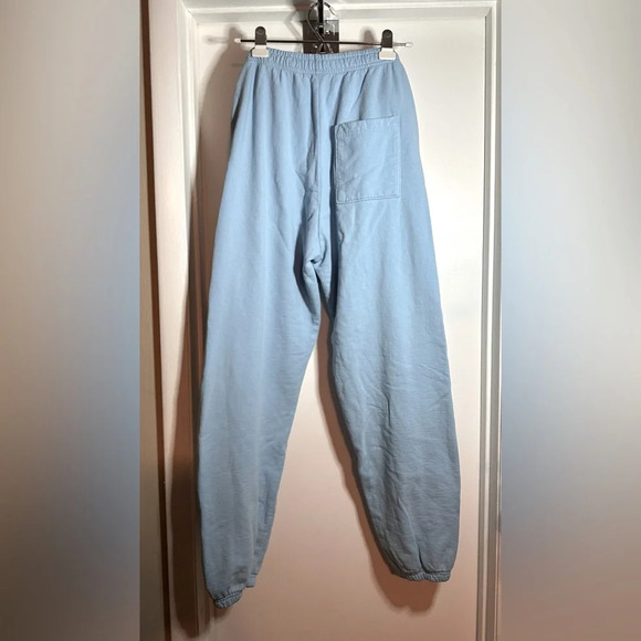 NWOT Sporty & Rich NY Health Club Sweatpants Sky Blue Small - Picture 7 of 11